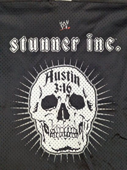 Stone Cold Steve Austin "stunner inc." Hockey Jersey (WWE (2000s) / Black)