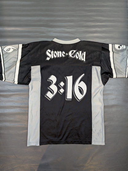 Stone Cold Steve Austin "stunner inc." Hockey Jersey (WWE (2000s) / Black)