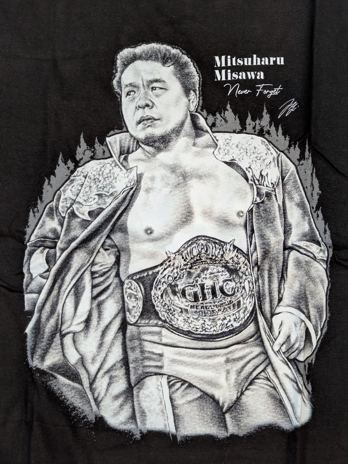 三沢光晴×光宗薫 描き下ろしイラストTシャツ