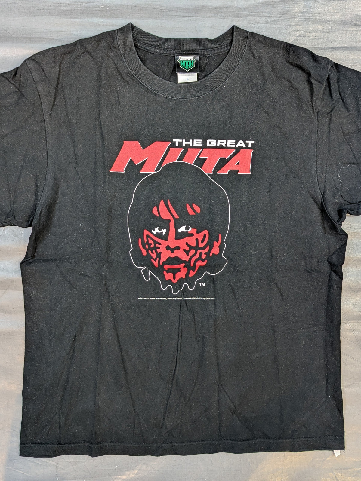 グレート・ムタ(赤ペイント)「MONSTERS GRAPHICS シリーズ」Tシャツ
