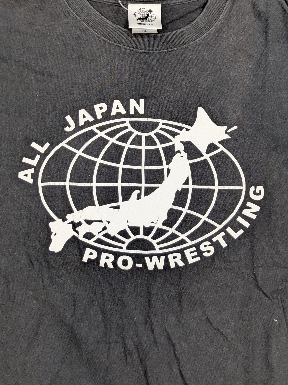 全日本プロレス ロゴTシャツ(ブラック)