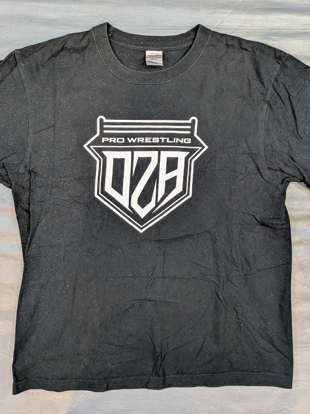 プロレスリングOZA Tシャツ②(ブラック)