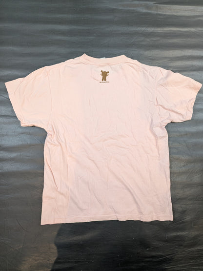 武藤敬司「武藤ベアー」Tシャツ①(プロレスLOVE / ピンク)
