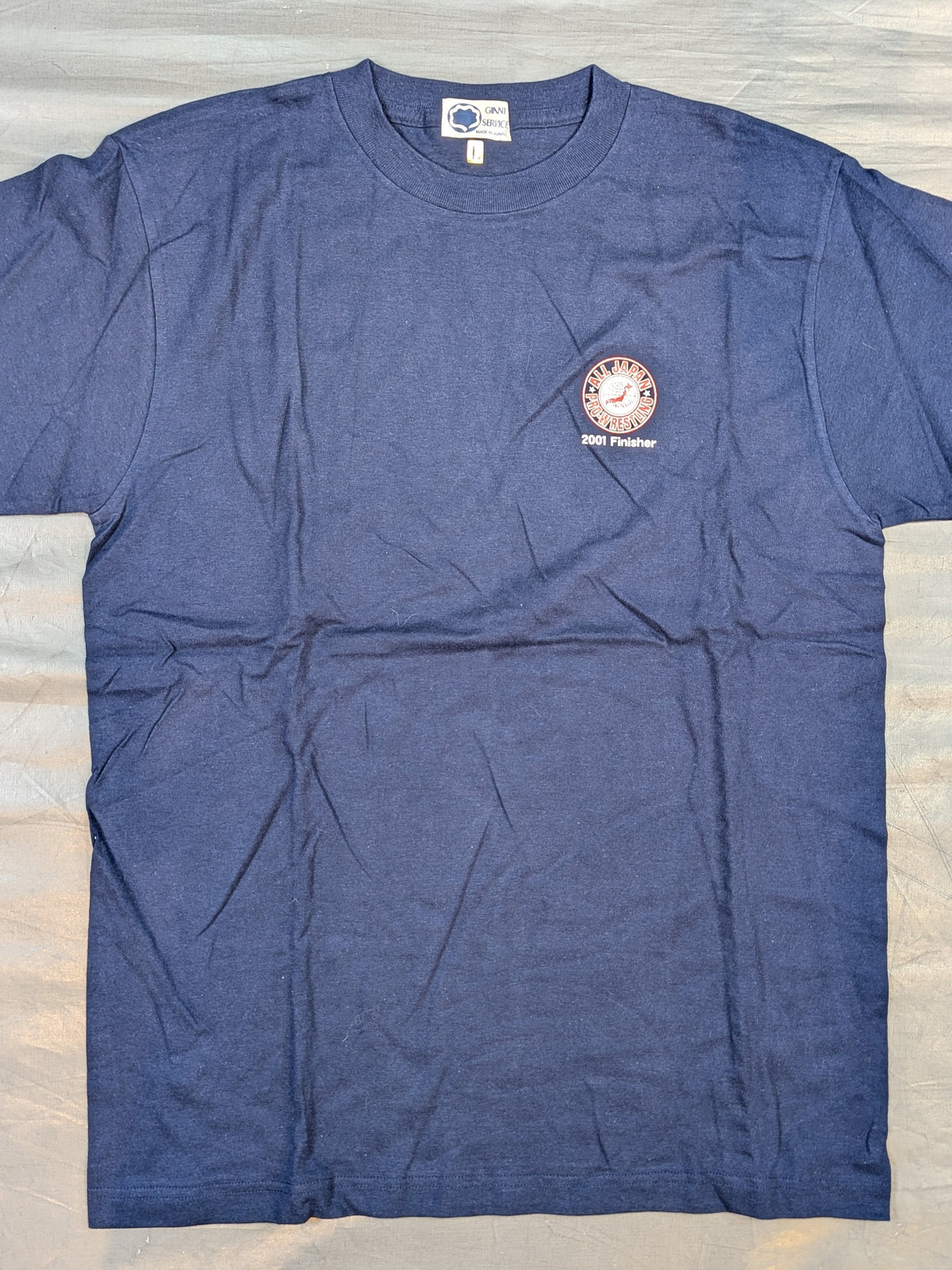 全日本プロレス「2001 FINISHER」Tシャツ
