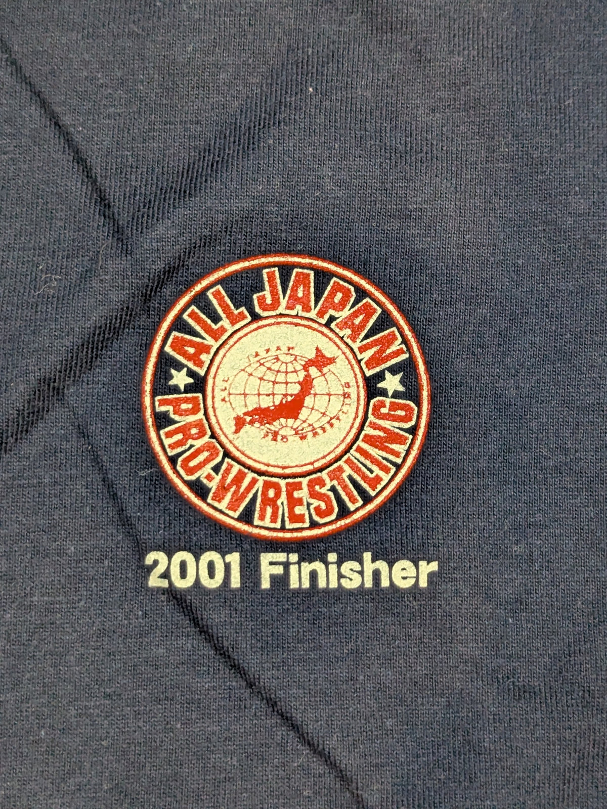 全日本プロレス「2001 FINISHER」Tシャツ