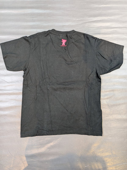 武藤敬司「武藤ベアー」Tシャツ②(プロレスLOVE / ブラック×ピンク迷彩)