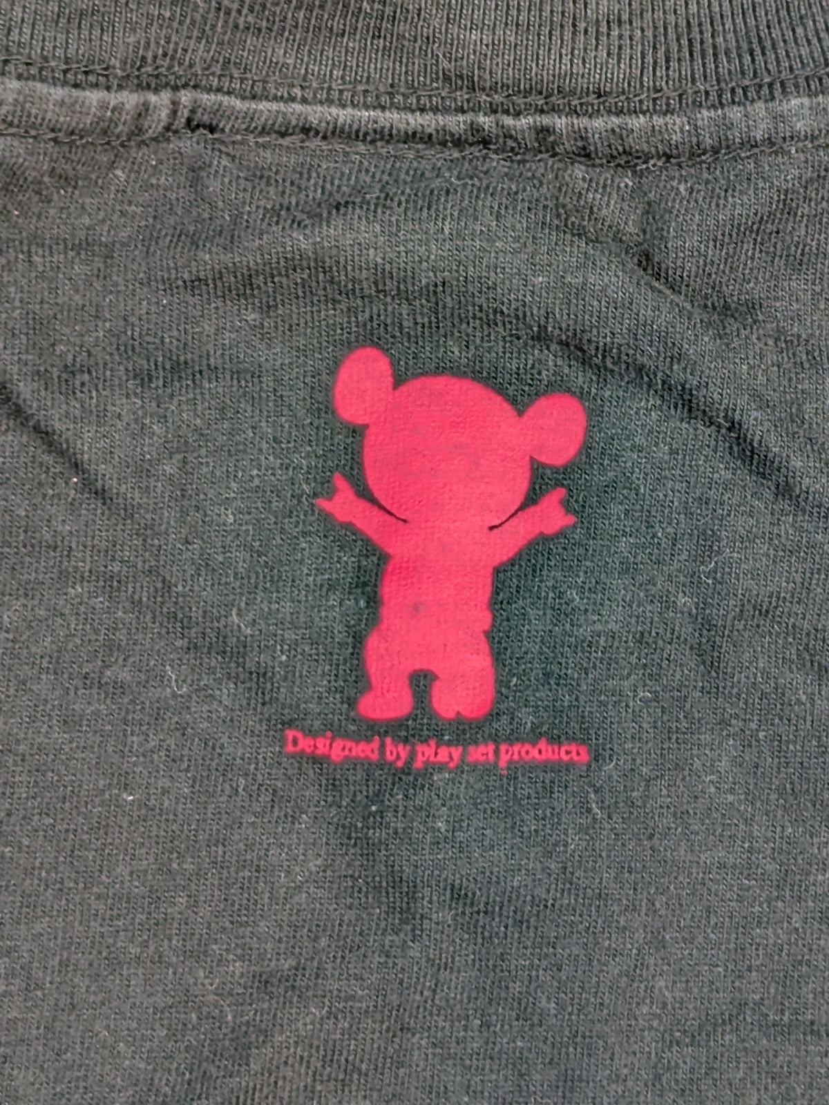 武藤敬司「武藤ベアー」Tシャツ③(プロレスLOVE / ブラック×ピンク迷彩)