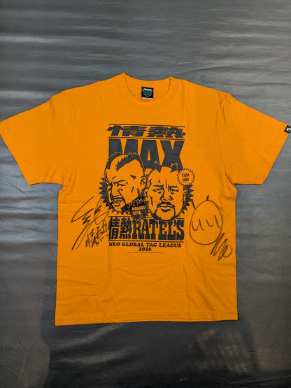 【直筆Wサイン入り】征矢学＆飯野雄貴「NEO GLOBAL TAG LEAGUE 2026」TAG応援Tシャツ