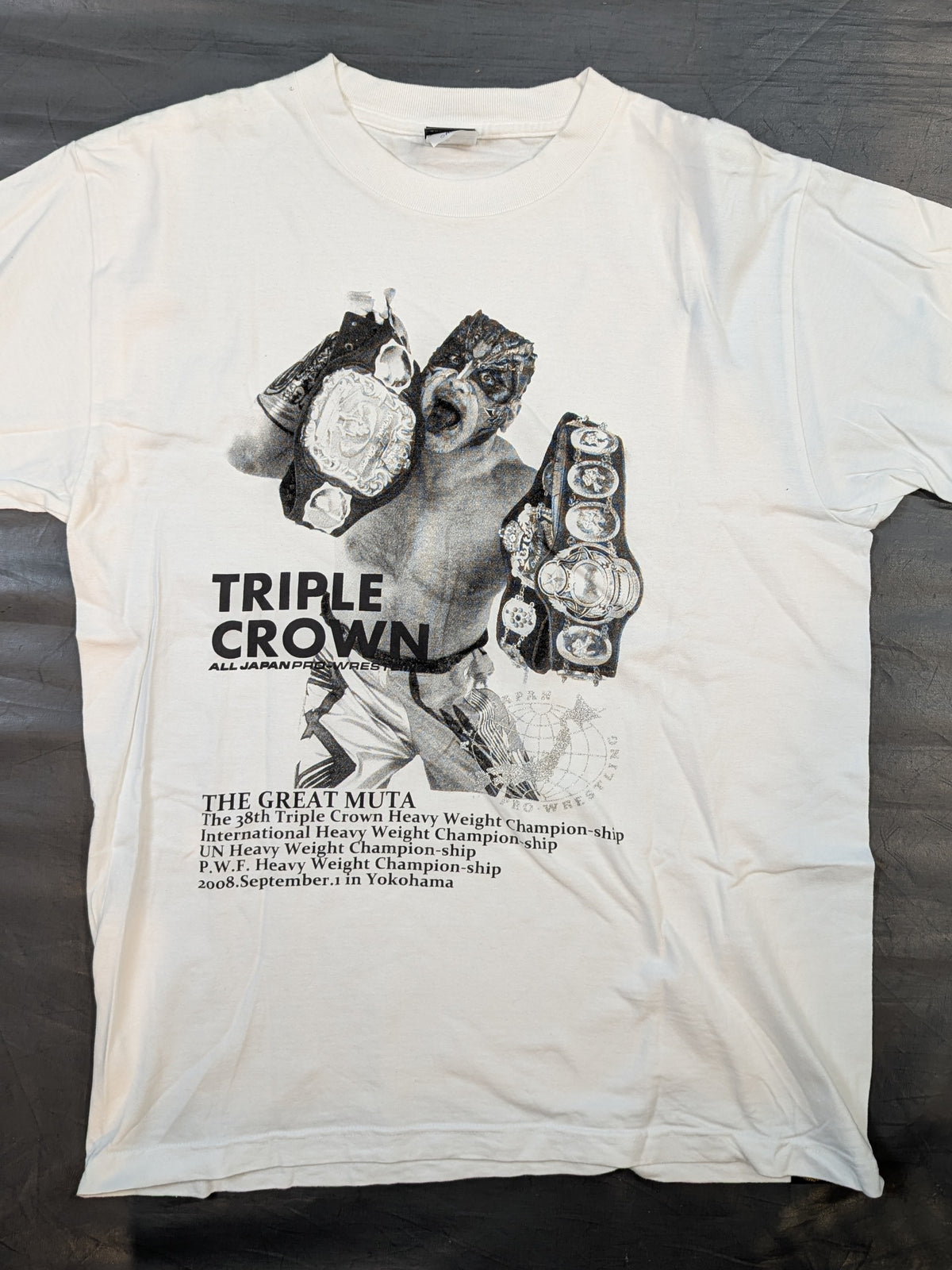 グレート・ムタ＆武藤敬司「三冠＆IWGP」ピクチャーTシャツ