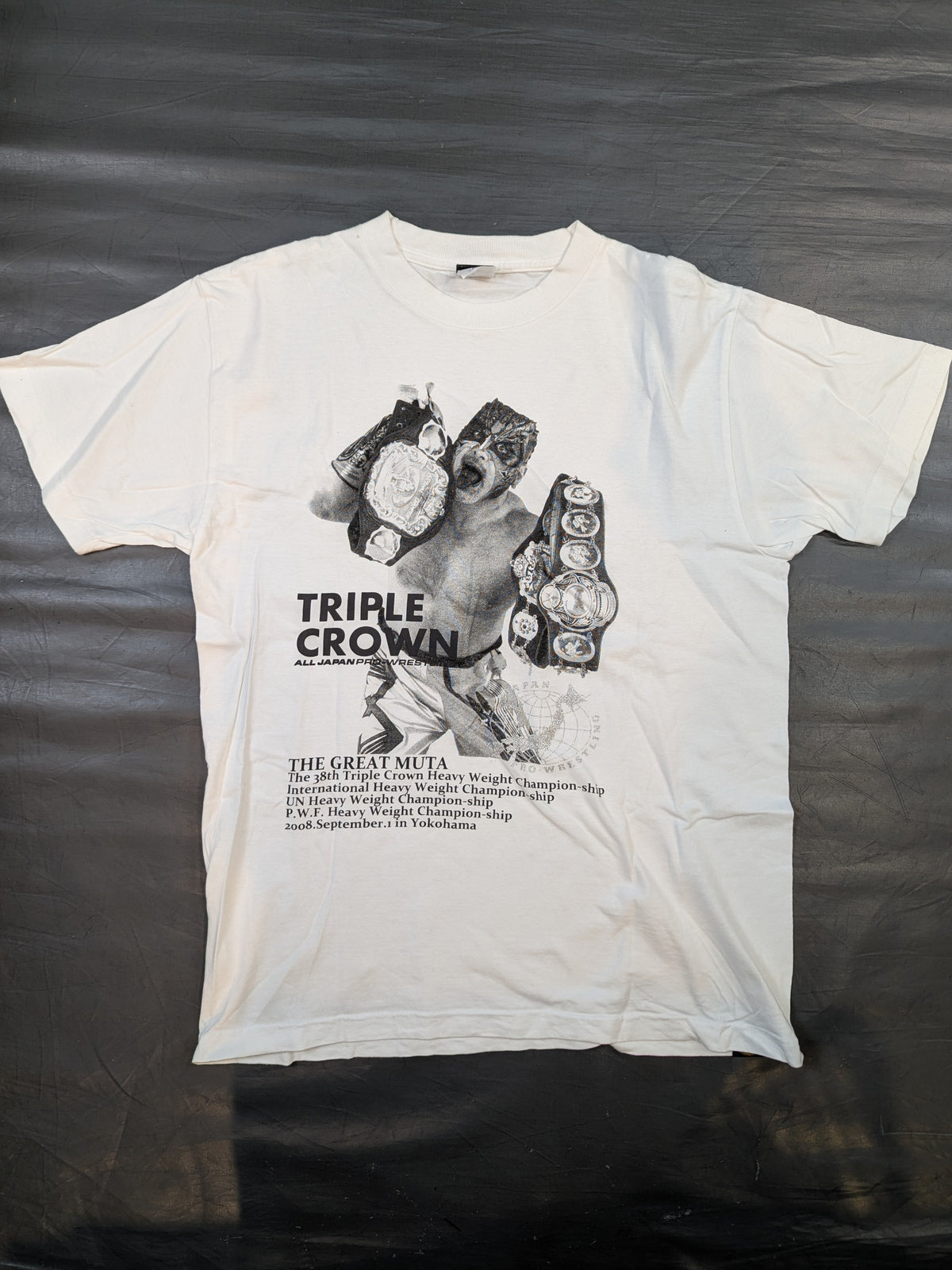 グレート・ムタ＆武藤敬司「三冠＆IWGP」ピクチャーTシャツ