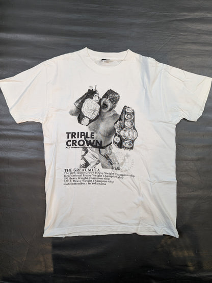 グレート・ムタ＆武藤敬司「三冠＆IWGP」ピクチャーTシャツ