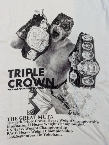 グレート・ムタ＆武藤敬司「三冠＆IWGP」ピクチャーTシャツ