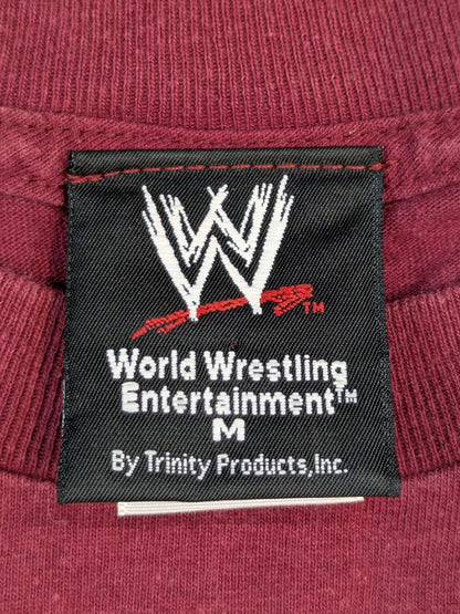 Batista "R U TaLKING 2 ME?" T-shirt (WWE (2005) / Burgundy)