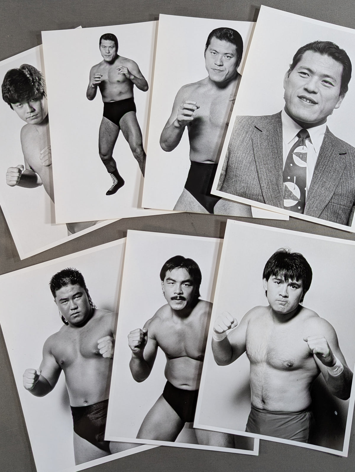 新日本プロレス 白黒ブロマイドセット