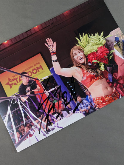 ★LAST MATCHE OF STARDOM★ Io Shirai (Iyo Sky)  hand signed autograph  Pro-Photo (1)