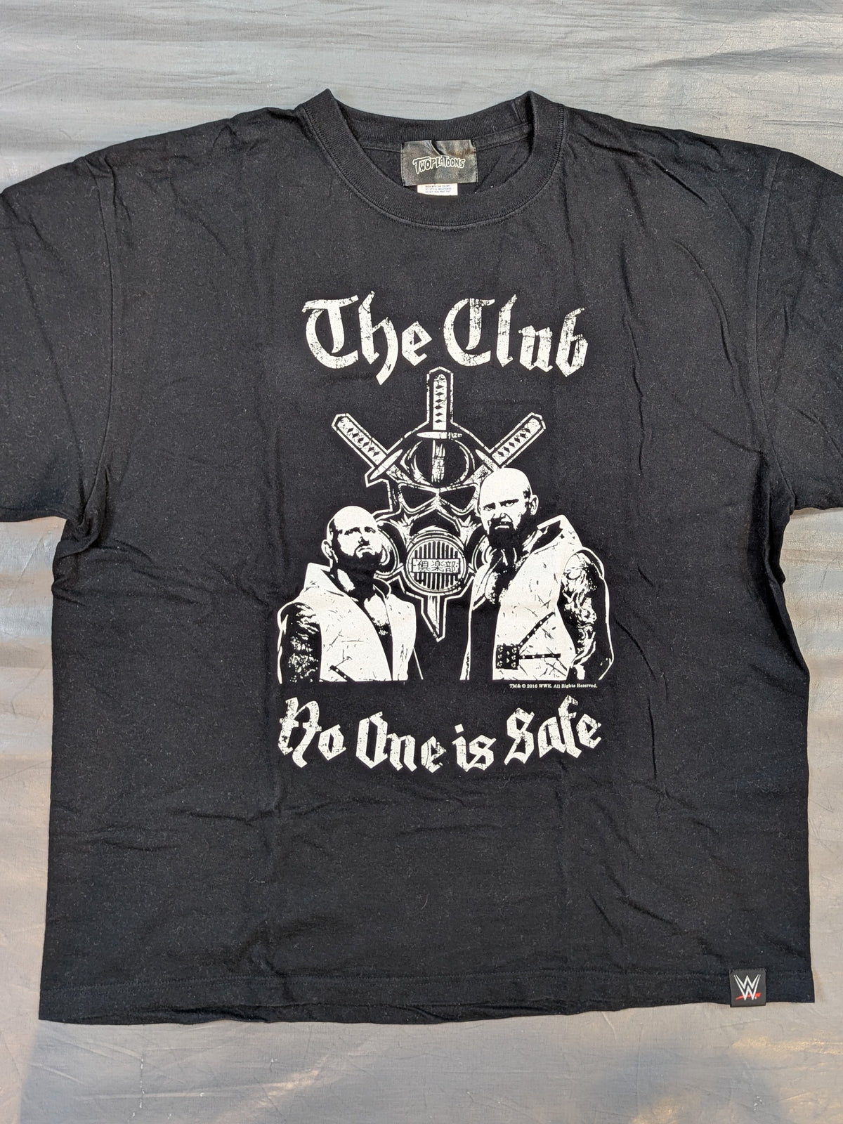 The Club(カール・アンダーソン＆ドク・ギャローズ)×TWOPLATOONS コラボTシャツ(WWE(2016) / ブラック)