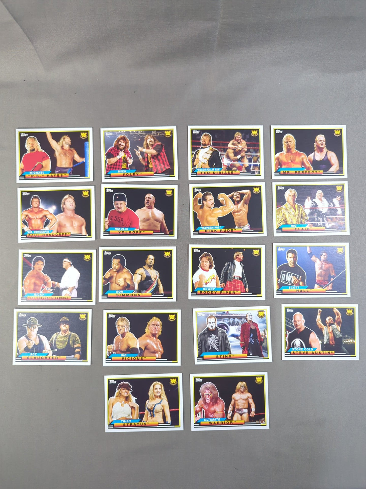2018 Topps WWE Heritage BIG LEGENDS Regular Card Complete Set of 50!!