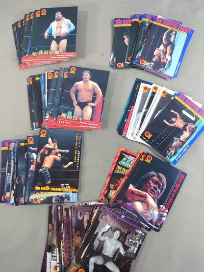 2000 Bandai New Japan Pro Wrestling Regular 149 Discs + Insert 37 Discs Total 186 Fully Complete Set