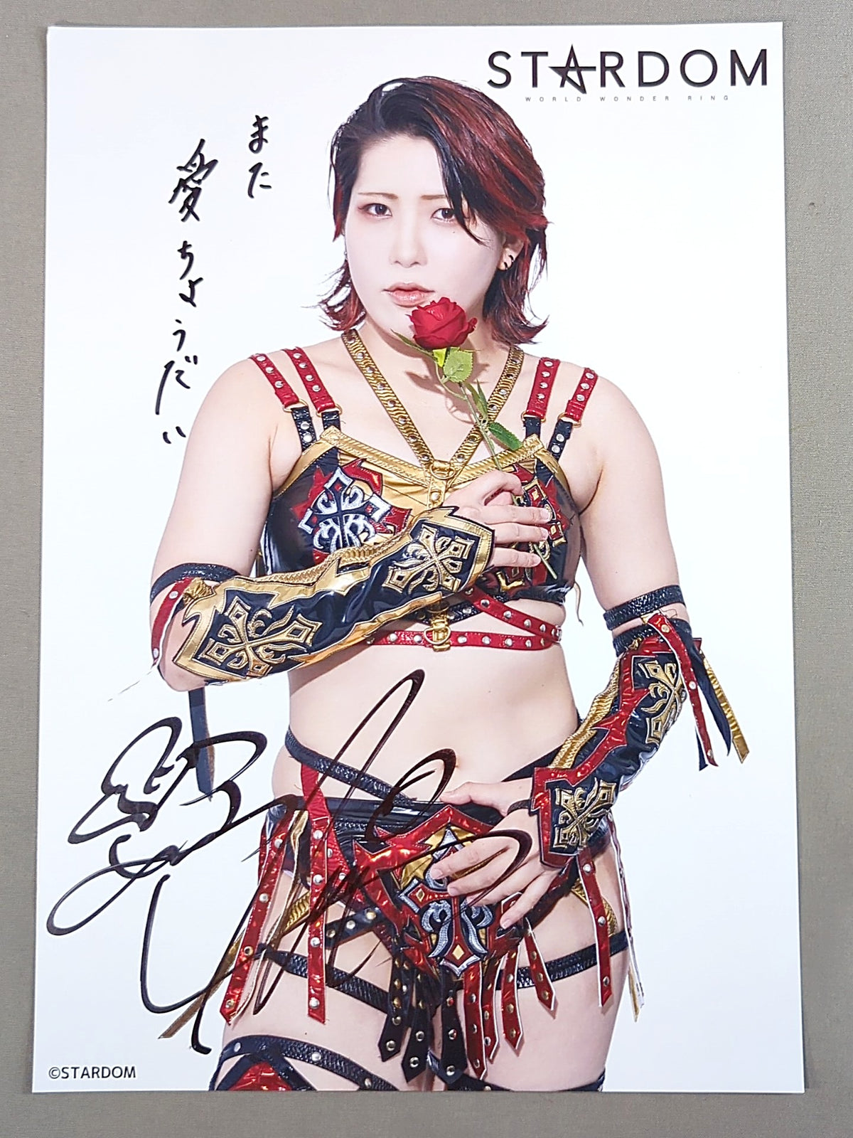★ Handover Event ★ Utami Hayashishita  hand signed autograph  Stardom Pro-Photo  (1)
