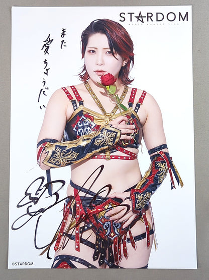 ★ Handover Event ★ Utami Hayashishita  hand signed autograph  Stardom Pro-Photo  (1)