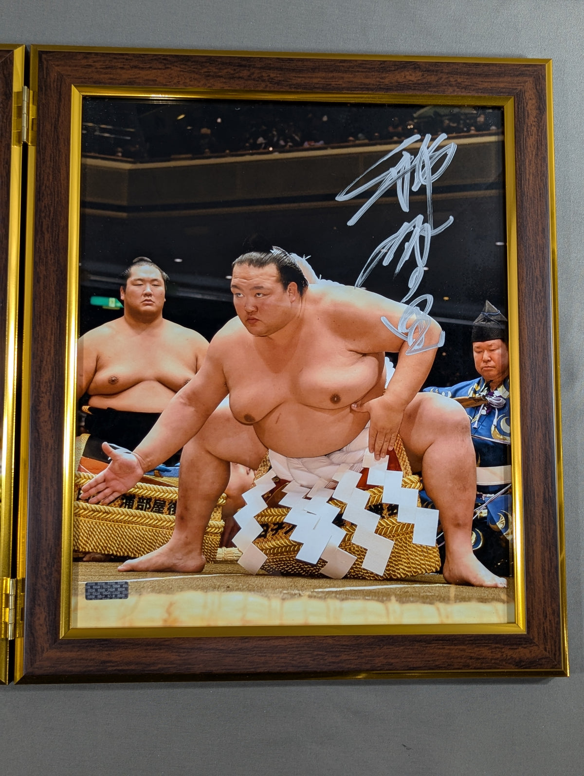 ★BBM Limited 100★ 72nd Yokozuna Kisenosato Hiroshi Retirement Commemorative hand signed autograph Photo panel (double type)