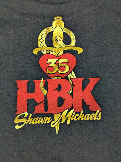 Shawn Michaels "35th Anniversary" T-shirt (WWE (2023) / Black)