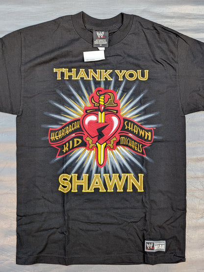 ショーン・マイケルズ「THANK YOU」Tシャツ(WWE(2000s) / ブラック)