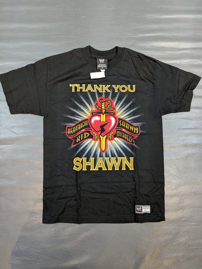 ショーン・マイケルズ「THANK YOU」Tシャツ(WWE(2000s) / ブラック)