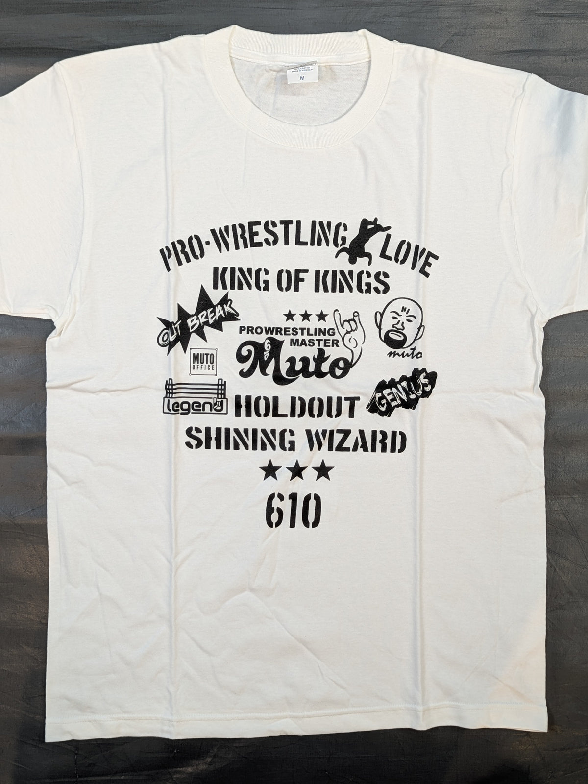武藤敬司「キャッチフレーズ」Tシャツ