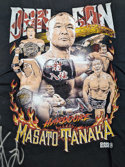 【直筆サイン入り】田中将斗「DAN GAN」ピクチャーTシャツ