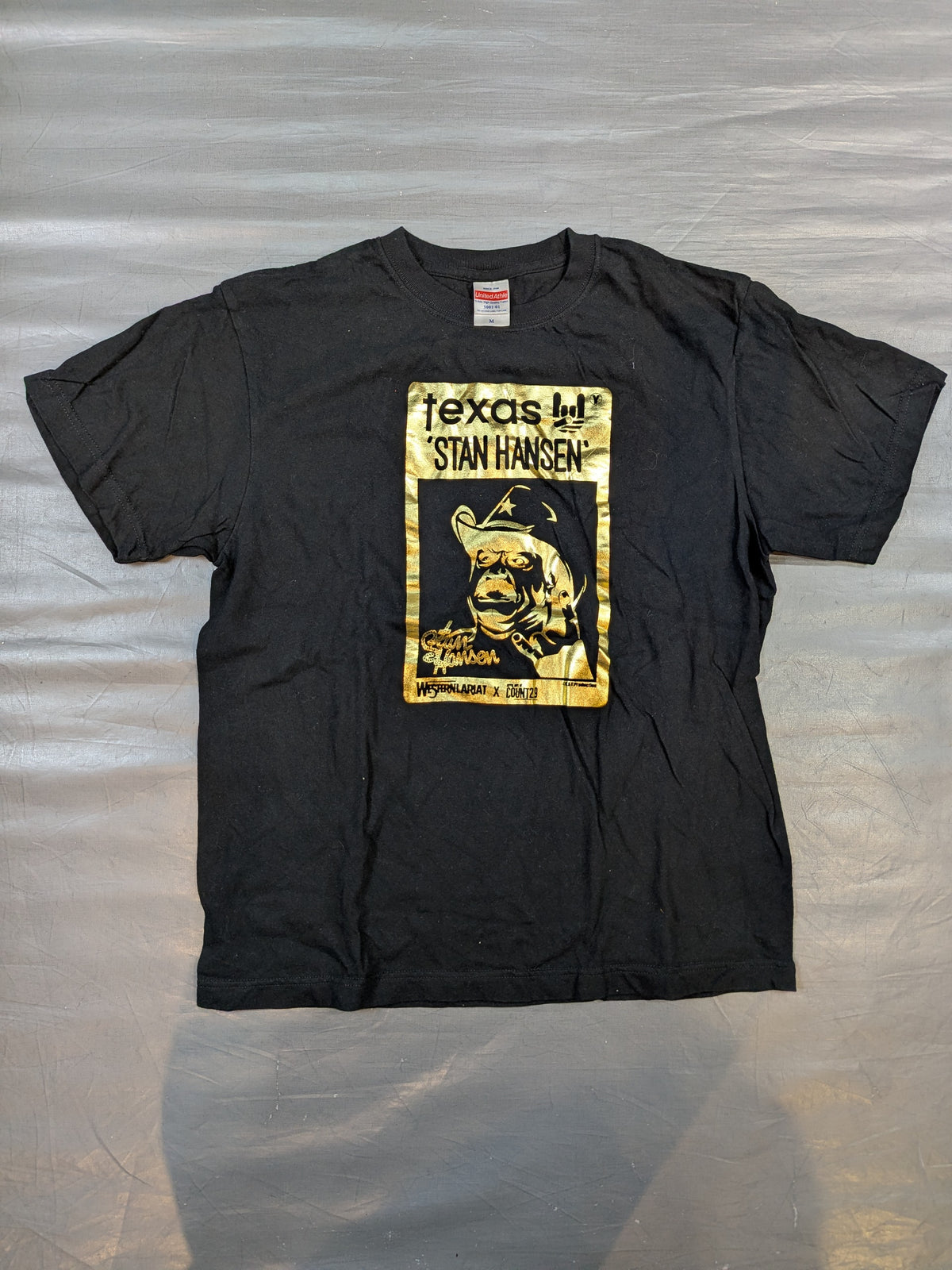 スタン・ハンセン×Count2.9 Tシャツ(ブラック×ゴールド)
