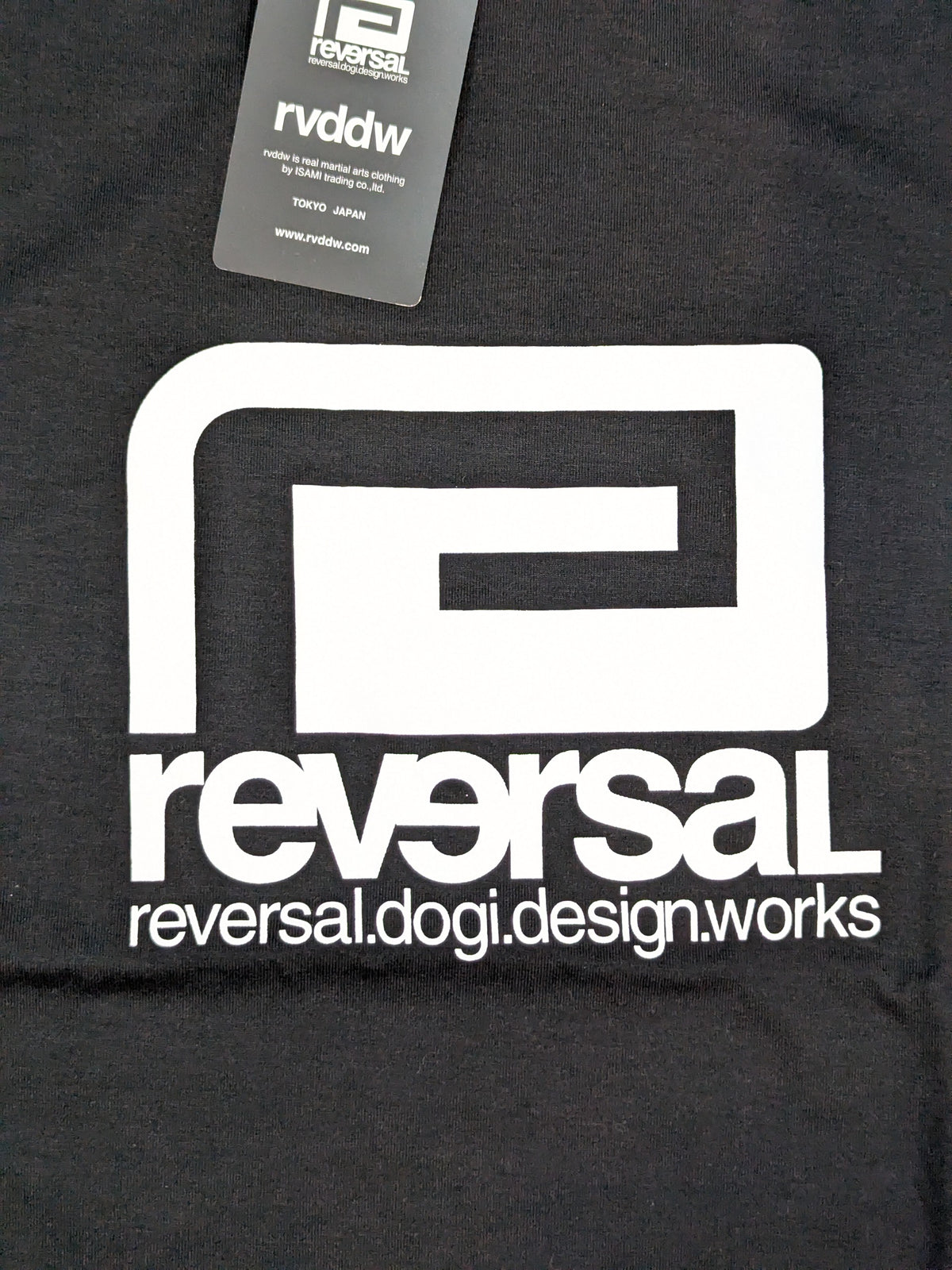 reversal Logo T-Shirt (1) (Black)
