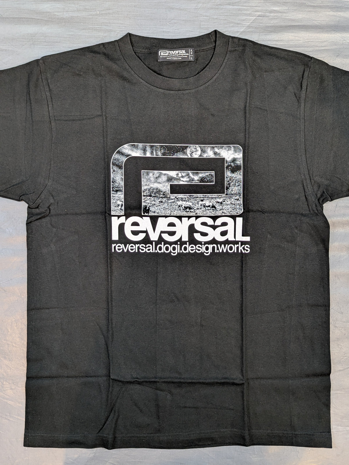 reversal Logo T-Shirt (2) (Black)