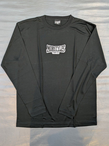 MOBSTYLES ロングスリーブドライTシャツ(ブラック)