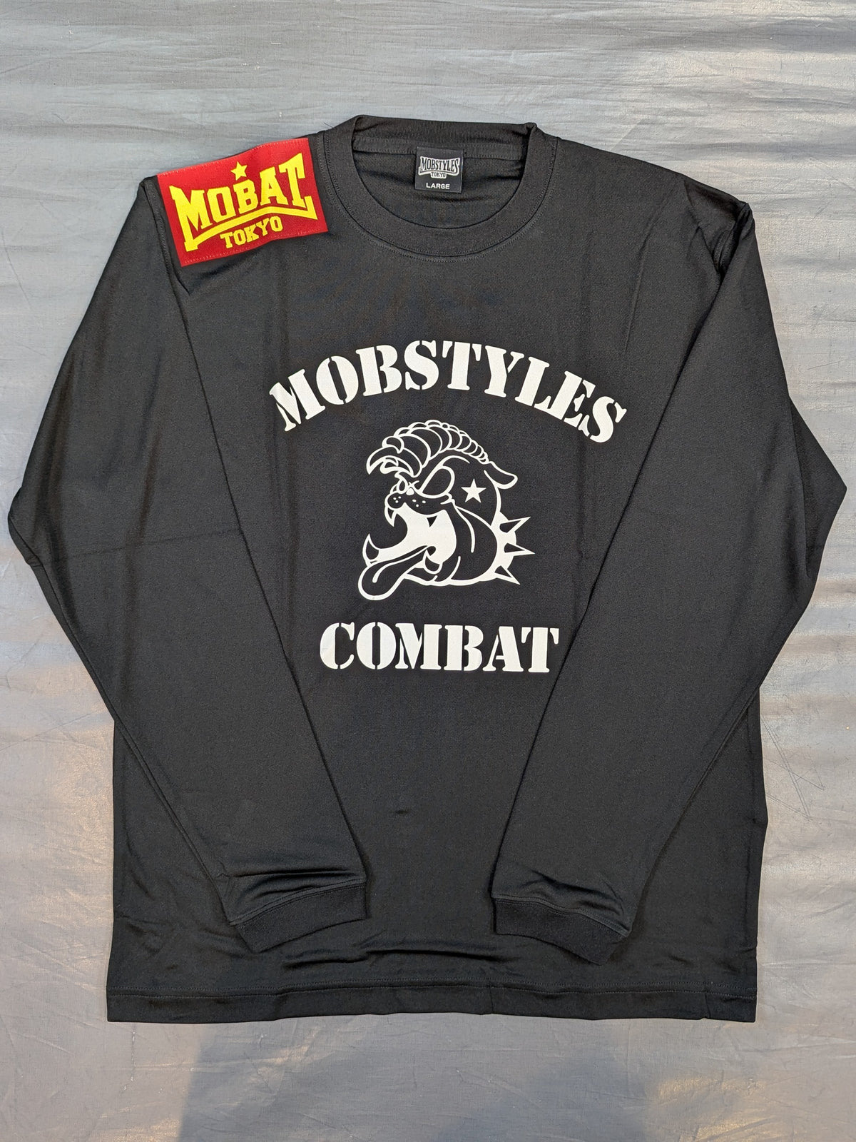 MOBSTYLES "COMBAT" Long Sleeve Dry T-Shirt (Black)