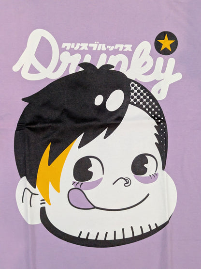 Chris Brookes "Drunky" Illustration T-Shirt (Purple)