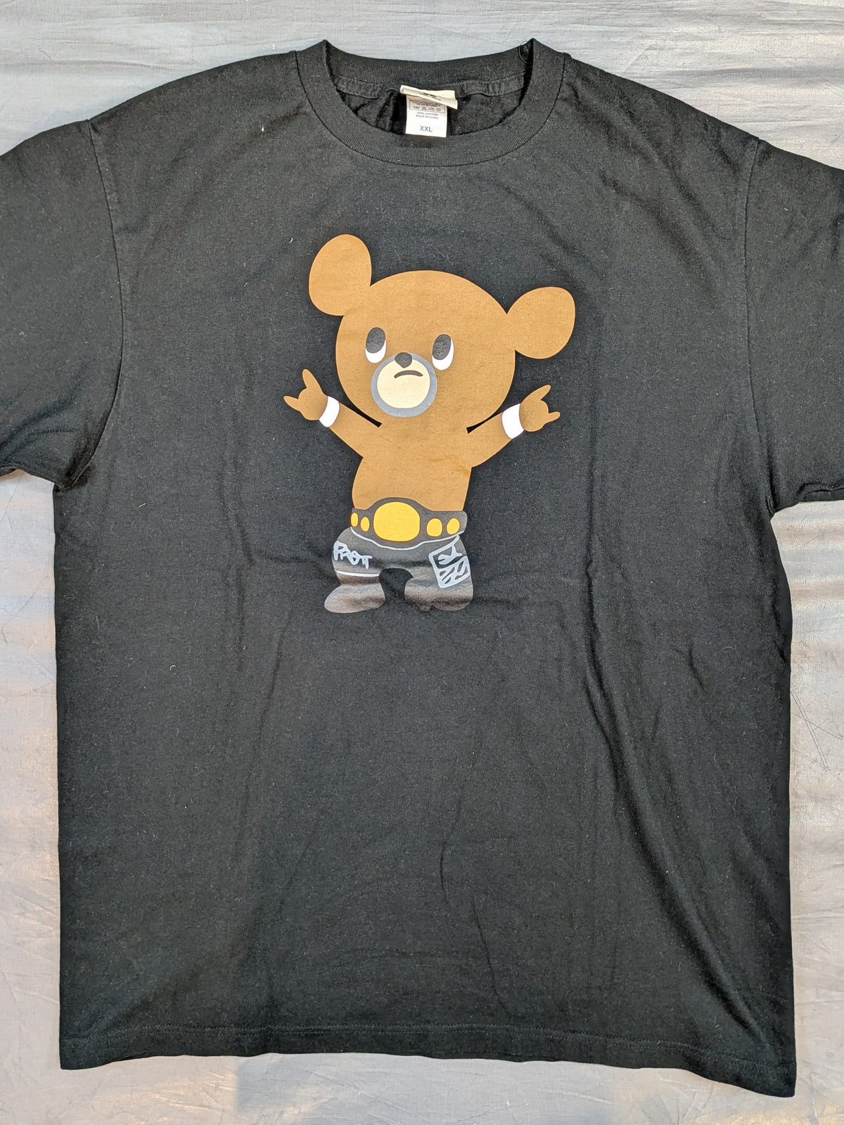 Muto Keiji "Muto Bear" T-shirt (6) (Pro Wrestling LOVE / Black)