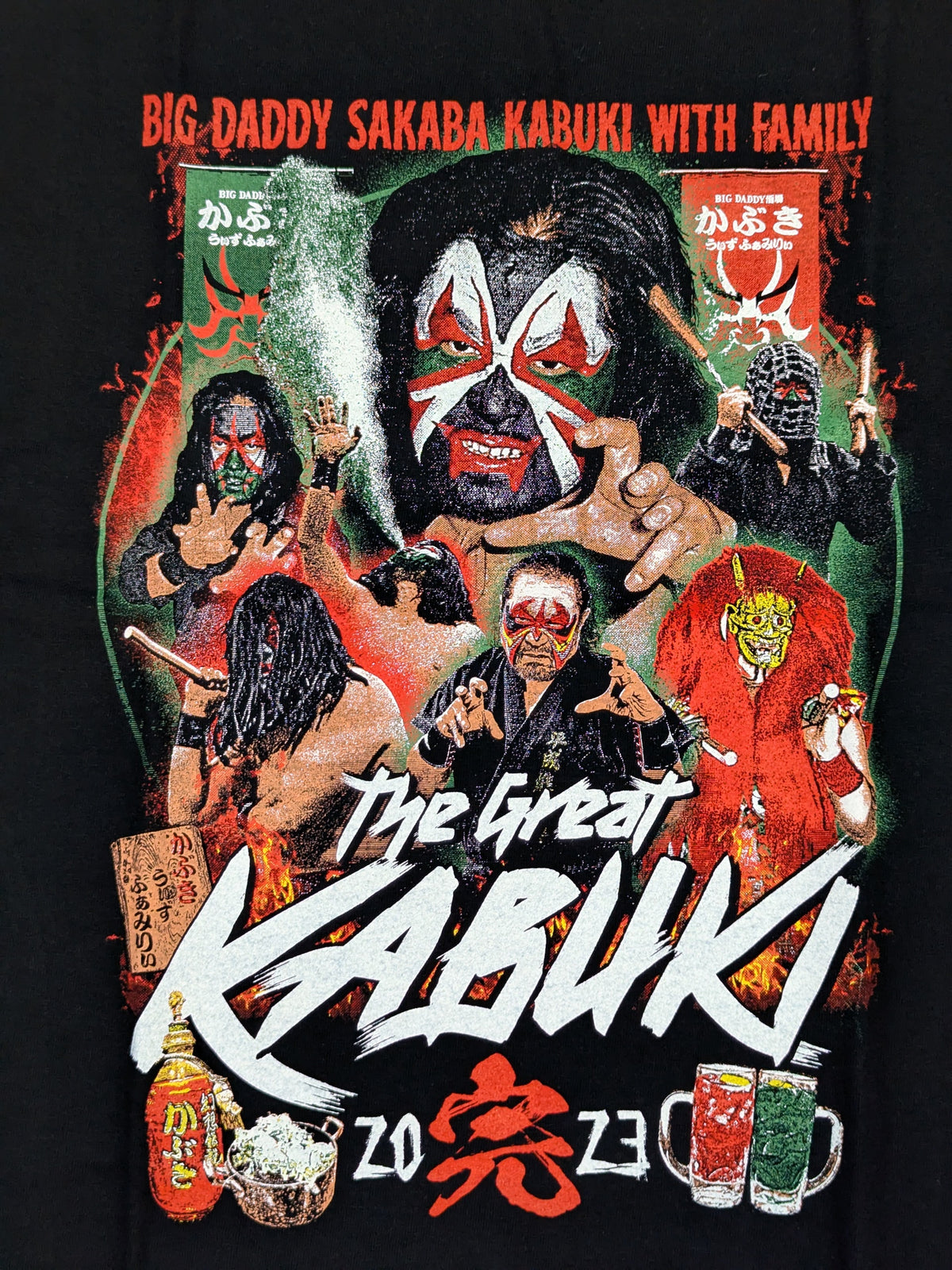 The Great Kabuki 'Kabuki Wenz Familii 2023 Complete' Picture T-Shirt