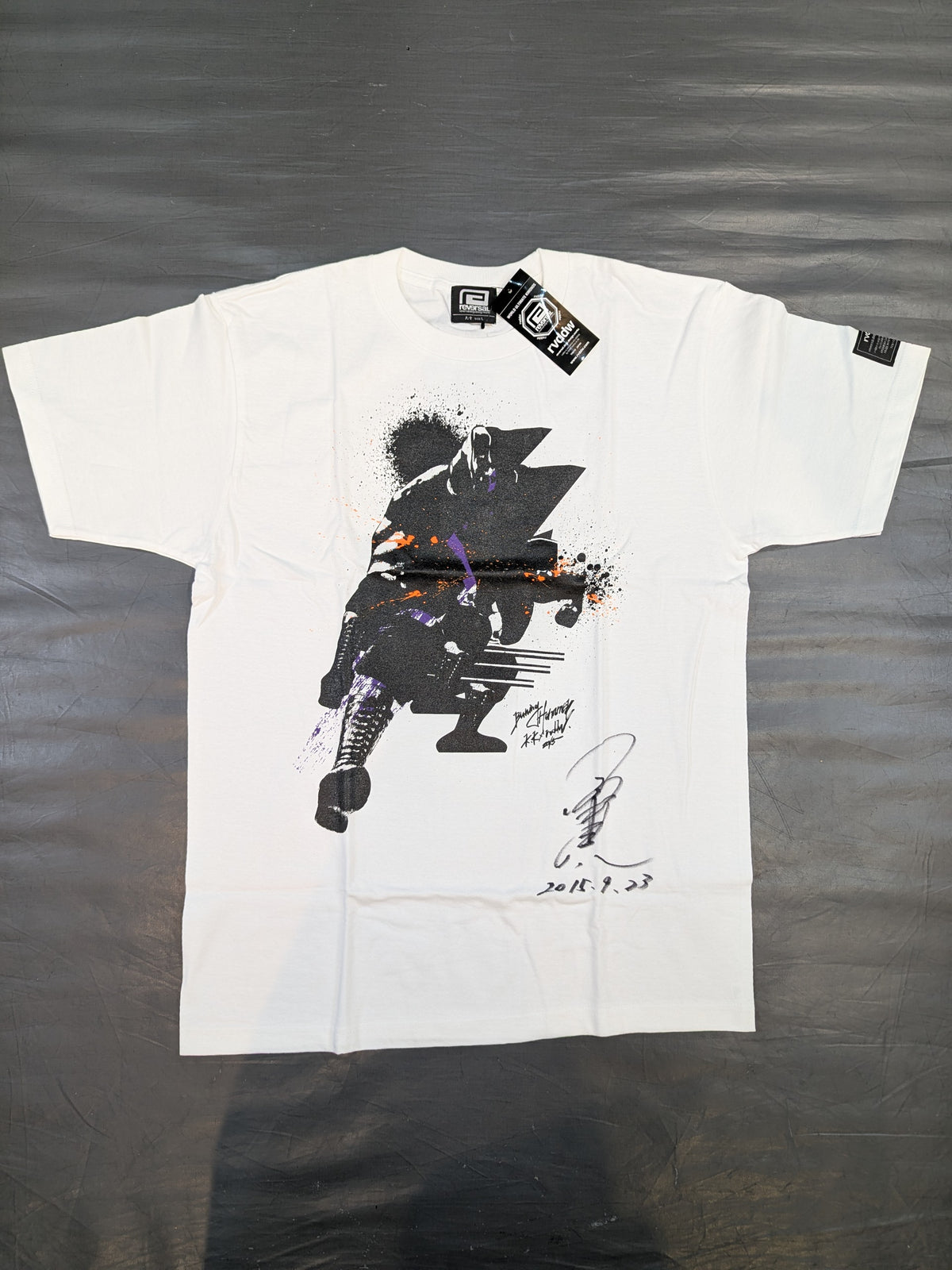 【直筆サイン入り】小橋建太×reversal「BURNING HAMMER」Tシャツ