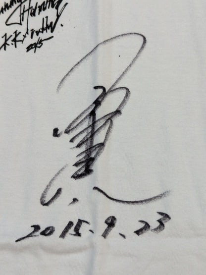 【直筆サイン入り】小橋建太×reversal「BURNING HAMMER」Tシャツ