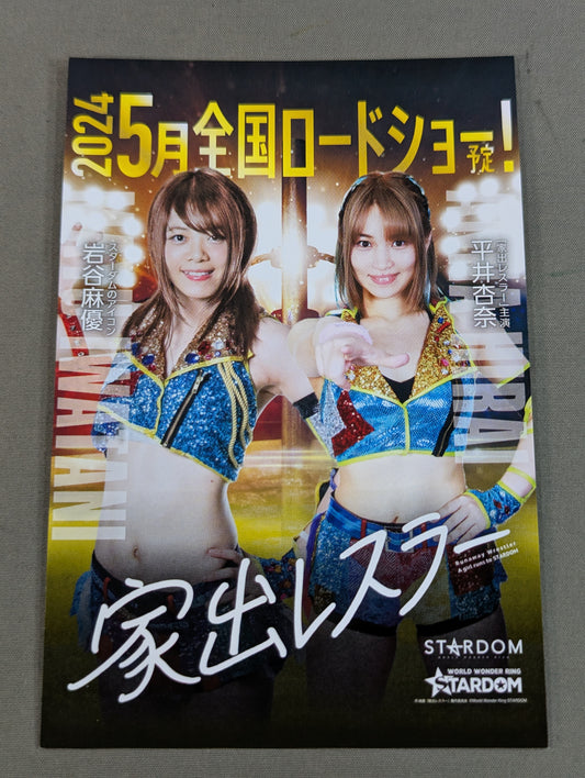 Runaway wrestler (Mayu Iwatani  & Anna Hirai) Postcard