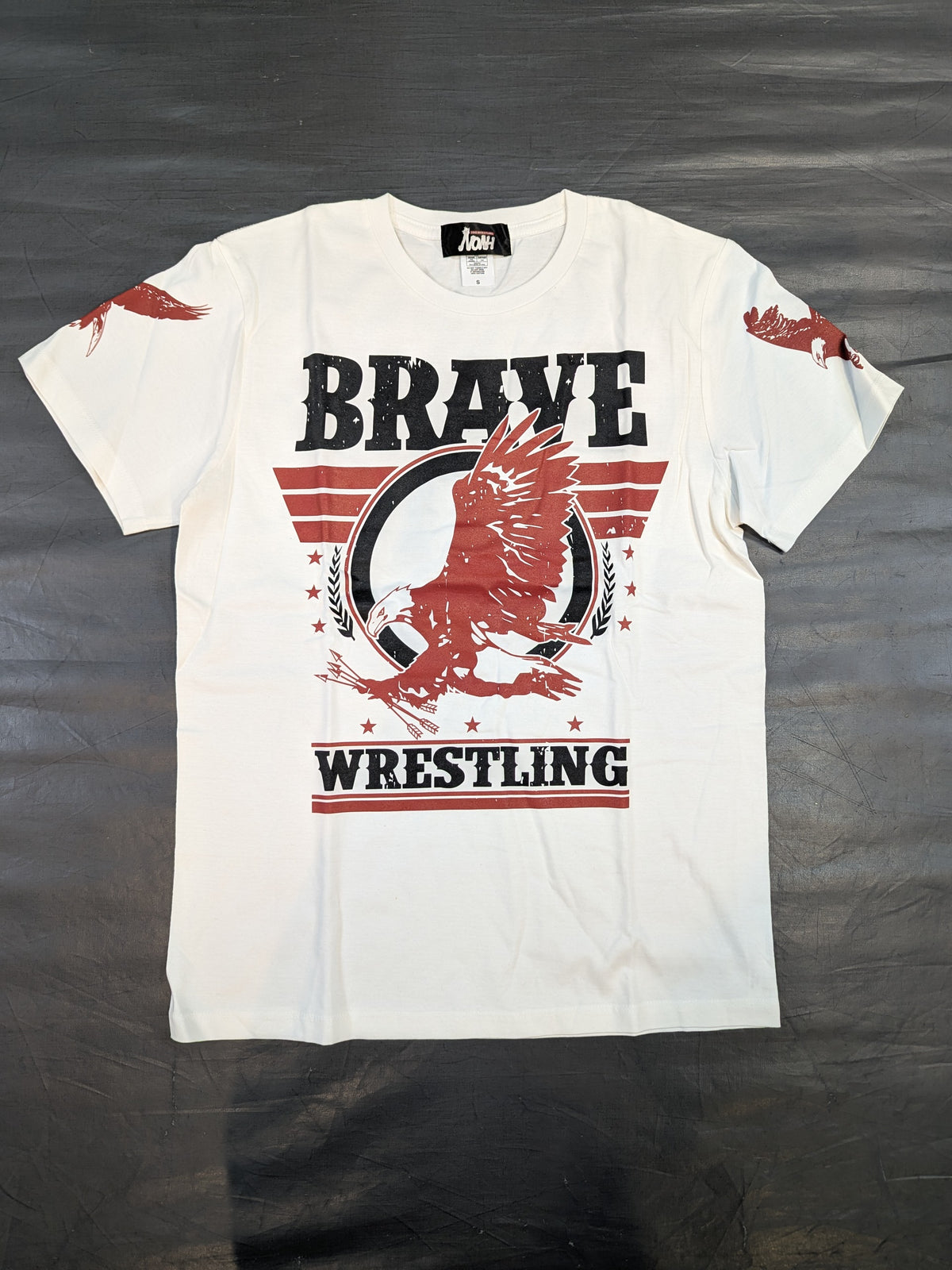 【hand signed autograph】 Naomichi Marufuji  "BRAVE Wrestling " T-shirt