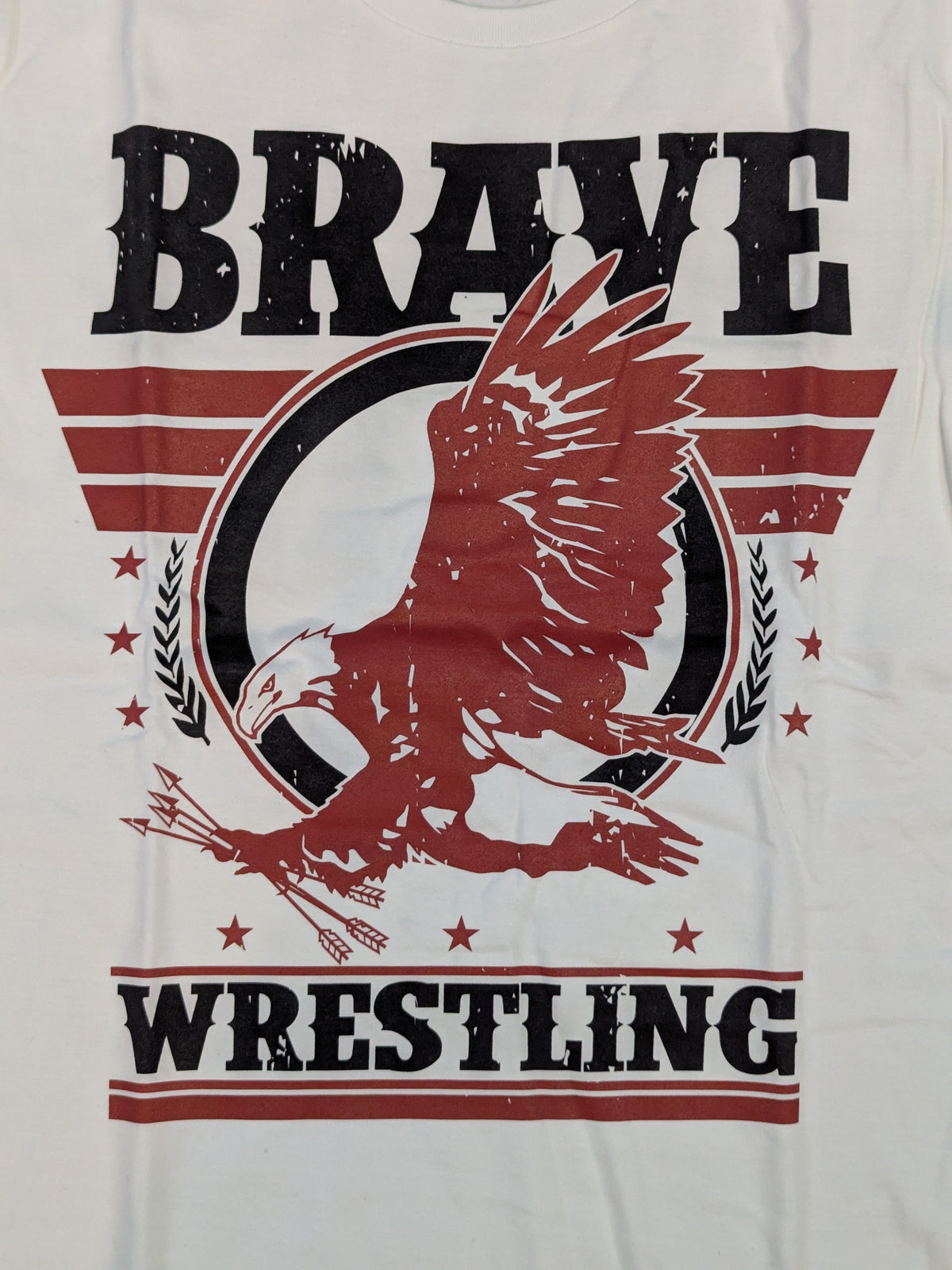 【hand signed autograph】 Naomichi Marufuji  "BRAVE Wrestling " T-shirt