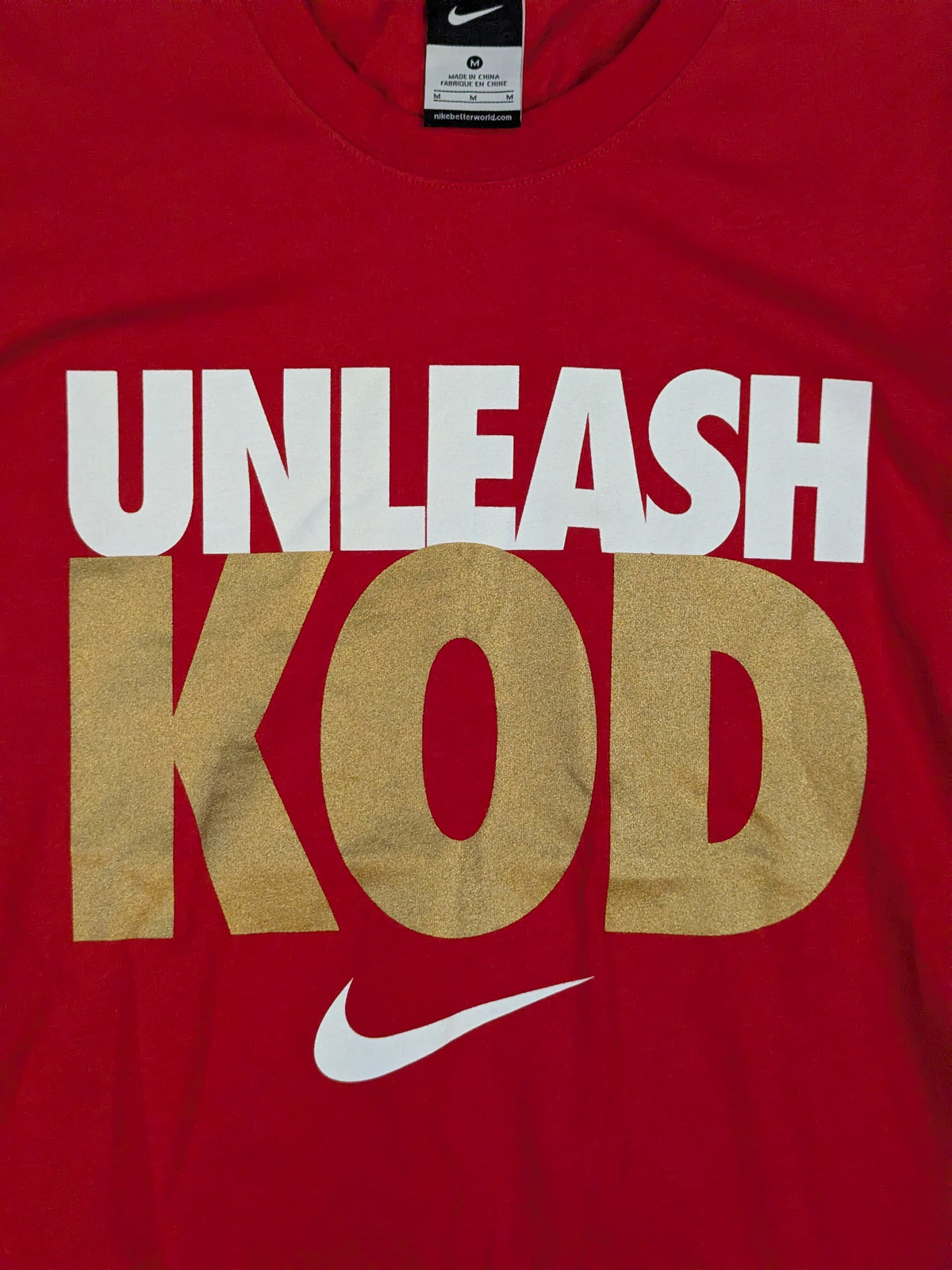 【hand signed autograph】 Takashi Uchiyama "UNLEASH KOD" T-shirt