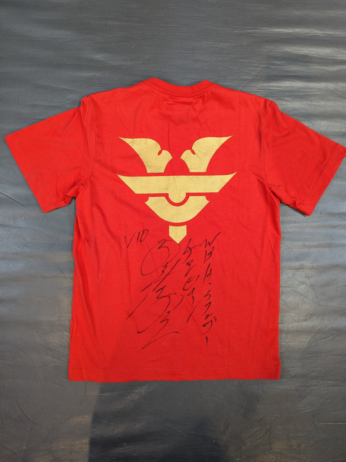 【hand signed autograph】 Takashi Uchiyama "UNLEASH KOD" T-shirt