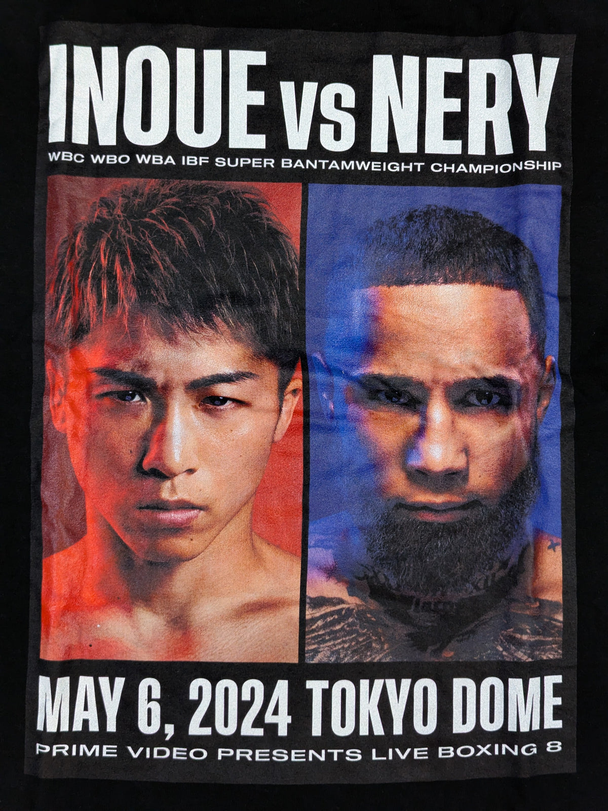 井上尚弥vsルイス・ネリ「2024.5.6 TOKYO DOME」ピクチャーTシャツ