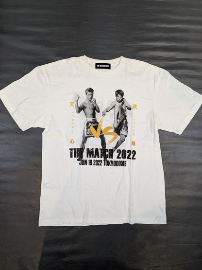 ★那須川天心vs武尊★ THE MATCH 2022 Tシャツ(ホワイト)