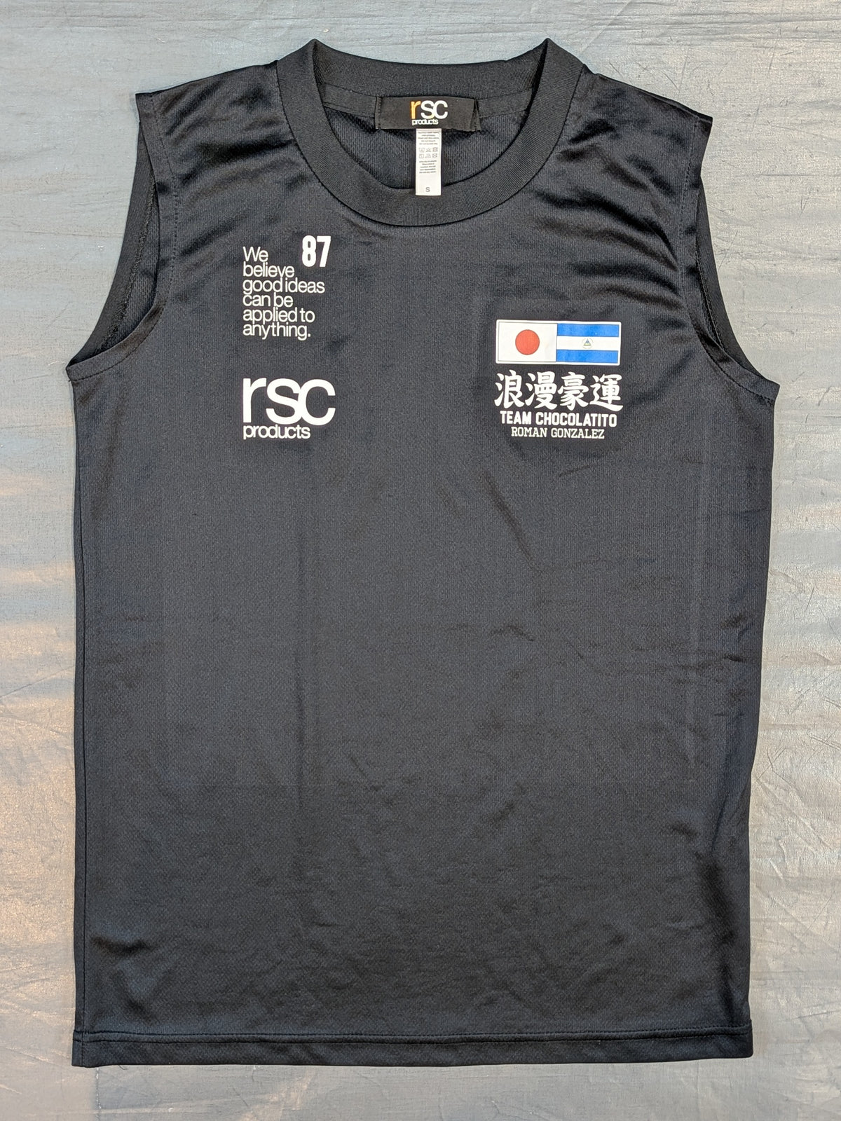 Roman Gonzalez × RSC PRODUCTS "Romantic Luck" Sleeveless Shirt