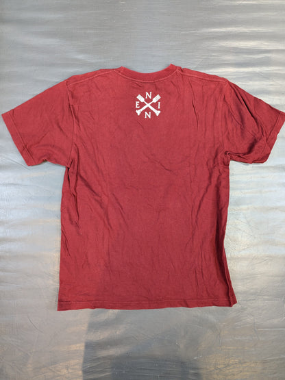 ★NINE RULAZ★ Abdullah the Butcher Collaboration T-Shirt (Burgundy)