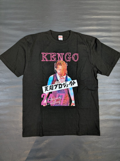 Kengo 'Tenryu Project' Picture T-Shirt (2) (Black)
